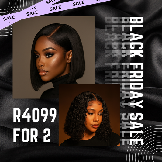 The Premium Human Hair Duo — Double the Glam✨