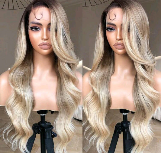 Miss Nova✨ Ombre blonde body wave(human blend)