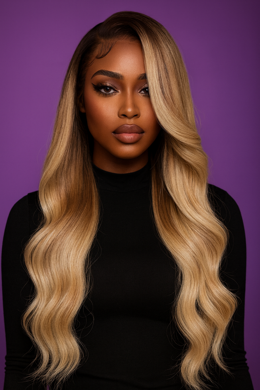 Miss Nova✨ Ombre blonde body wave(human blend)