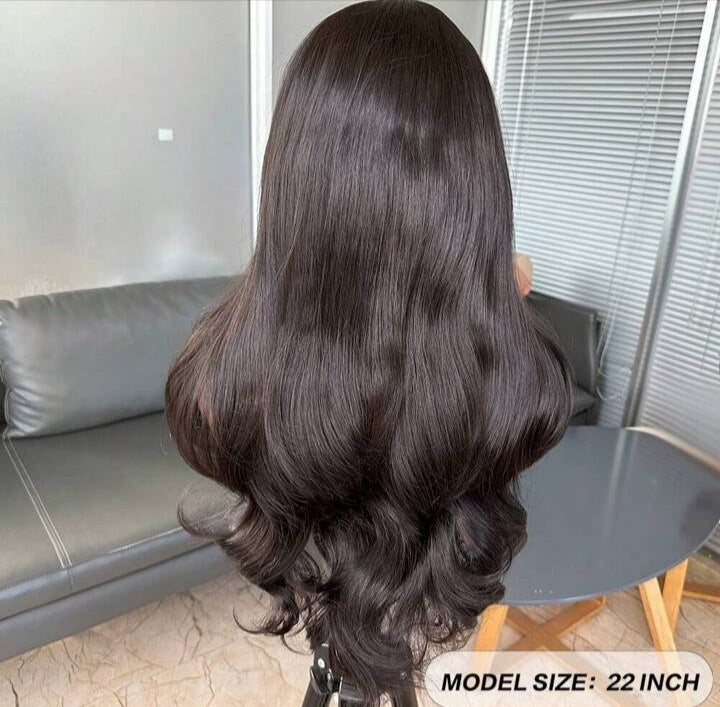 Miss Lunaria- Human blend Lace Front Wig